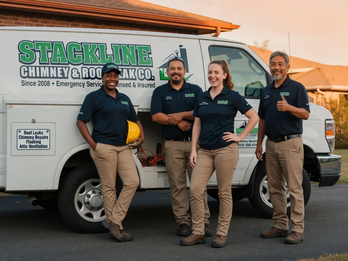 Chimney flashing repair company in Pasadena, TX